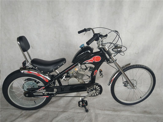 80cc Zwei-Takt-Gas-Kit Motorrad Hubschrauber Fahrrad Max. Geschwindigkeit 40km/h für Erwachsene Fahrer