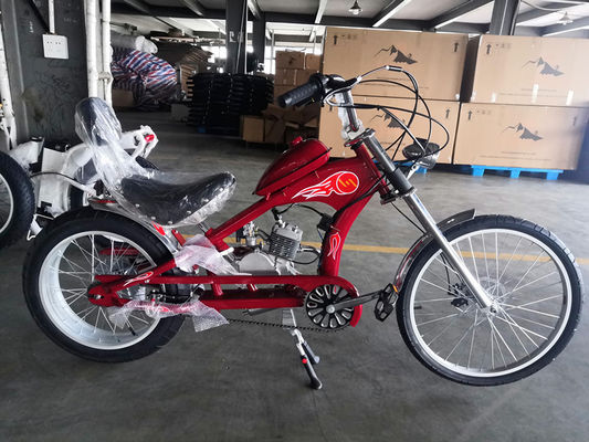 80cc Zwei-Takt-Gas-Kit Motorrad Hubschrauber Fahrrad Max. Geschwindigkeit 40km/h für Erwachsene Fahrer
