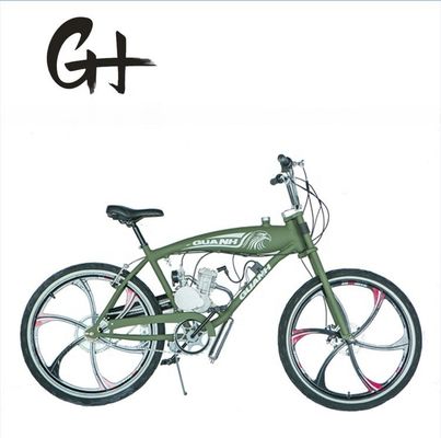 26 Zoll gasbetriebener Motorradrahmen mit Gasbehälter und 80CC-Motorkit