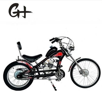 26 Zoll gasbetriebener Motorradrahmen mit Gasbehälter und 80CC-Motorkit