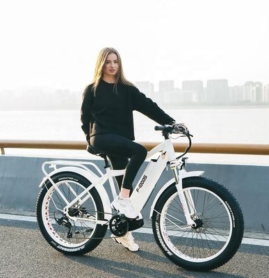 Reifenbreite 26*4&quot; 7 Geschwindigkeiten Fett-Schnee-Reifen Elektro-Bergrad mit Bafang Mittelmotor
