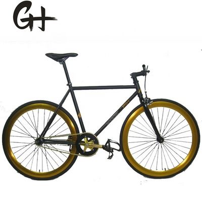 Fork Material Stahl 700C Hi-Ten Frame OEM CE Einfachgeschwindigkeit Flip-Flop Hub Festgetriebe Fahrrad