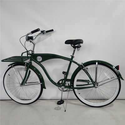 Große Logo Erwachsene 26 Zoll Single Speed Beach Cruiser Fahrrad mit Front Carrier Option