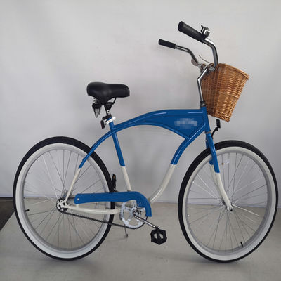Große Logo Erwachsene 26 Zoll Single Speed Beach Cruiser Fahrrad mit Front Carrier Option