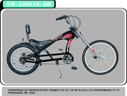 Anpassbares 24&quot; Low Rider Chopper Fahrrad/Fahrrad mit Stahlkurbel in beliebiger Farbe