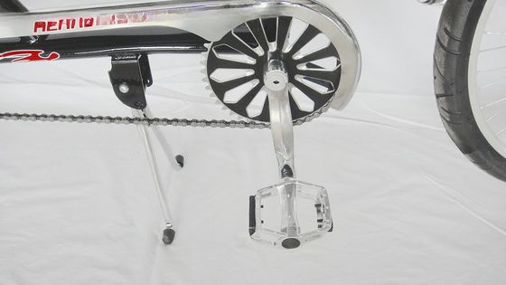 Chopper Bike Schwarz Low Rider Fashion Bike mit F-Disc Brake R V-Bremstechnologie