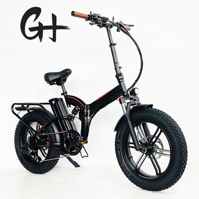 16.7 Ah Batteriekapazität 48V500W12AH 20&quot;x4.0 Fettreifen Klappfahrrad Elektrofahrrad