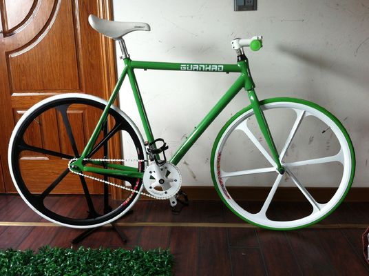 Custom Farbe Festgetriebe Fahrrad mit Aluminiumlegierung Rahmen und Magnesiumlegierung Teny Wheel