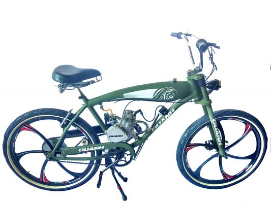 80CC Gasrad Motorisiertes Fahrrad Hubschrauber Gabel 40-60km/h Max. Geschwindigkeit 2-Takt oder 4-Takt
