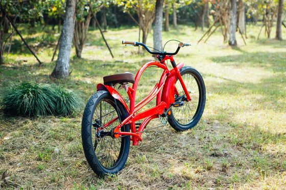 Aluminiumfelge 24&quot;x3.0 CE amerikanische lange Hi-Ten Stahlrahmen Chopper Beach Cruiser Fahrrad