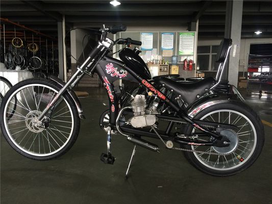 26 Zoll Cruiser Motorrad Fahrrad mit 4 Takt Gasmotor Benzinmotor Kit V Bremse