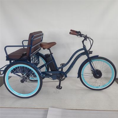 Bafang 750 Watt Motor Elektrotrickrad mit Fettreifen E Drei Räder und Fahrgastsitz