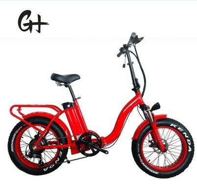 Faltbares 20-Zoll-Elektrofahrrad mit 48V 500W 750W 1000W-Motoren und schrittweisen Design