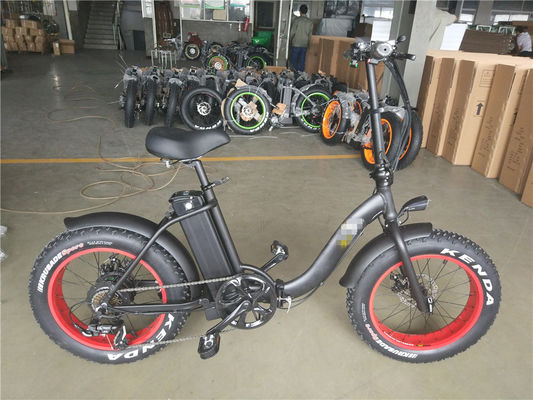 Faltbares 20-Zoll-Elektrofahrrad mit 48V 500W 750W 1000W-Motoren und schrittweisen Design