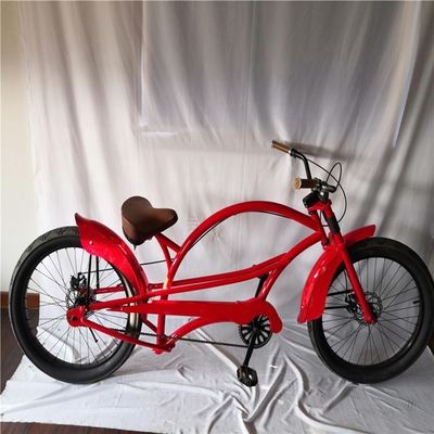 Fettreifen 26&quot; Beach Cruiser Bike mit Stahlrahmen und Scheibenbremstechnologie