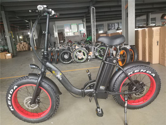 Faltbares 20-Zoll-Elektrofahrrad mit 48V 500W 750W 1000W-Motoren und schrittweisen Design