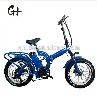 Faltbares 20-Zoll-Elektrofahrrad mit 48V 500W 750W 1000W-Motoren und schrittweisen Design