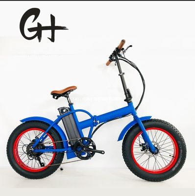 Faltbares 20-Zoll-Elektrofahrrad mit 48V 500W 750W 1000W-Motoren und schrittweisen Design