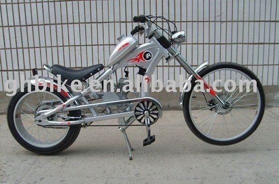 ROSH zertifizierte 24&quot; GAS Motor Chopper Bike und Stahl Gabel Material für höchste Leistung