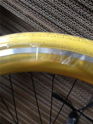 Customisiertes 700C Festgetriebe-Fahrrad-Rad-Set mit Pantone-Farbe und 32-40H Spoke-Loch