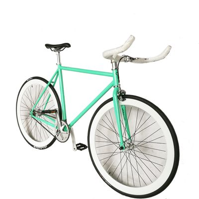 700C Grüne Farbe Fixies Gear Bike Amerikanisches Fahrrad mit Festrahmen Nicht-Hinterdämpfer