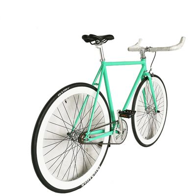 700C Grüne Farbe Fixies Gear Bike Amerikanisches Fahrrad mit Festrahmen Nicht-Hinterdämpfer