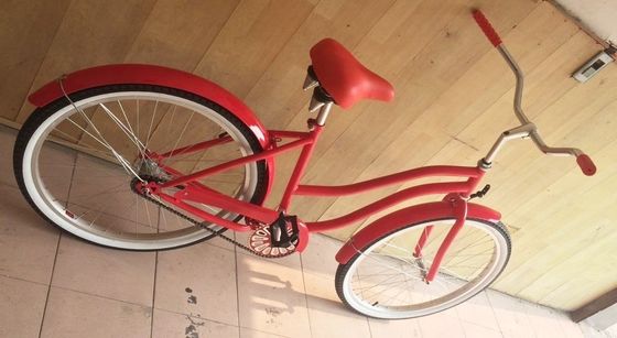 26&quot; Frauen Step Thru Beach Cruiser Bike mit Einzelschnellgetrieben und Aluminiumfelgen