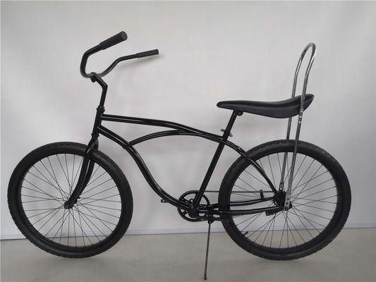 26 Zoll 3 Geschwindigkeiten Aluminium Rim Beach Cruiser Fahrrad für Erwachsene Männer Bruttogewicht 19kg