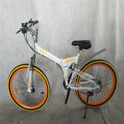 26 Zoll 2,125 &quot;Reifen CPSC OEM/ODM Erwachsener 21 Geschwindigkeiten Scheibenbremse Klappfahrrad