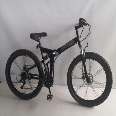 26 Zoll 2,125 &quot;Reifen CPSC OEM/ODM Erwachsener 21 Geschwindigkeiten Scheibenbremse Klappfahrrad