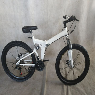 26 Zoll 2,125 &quot;Reifen CPSC OEM/ODM Erwachsener 21 Geschwindigkeiten Scheibenbremse Klappfahrrad