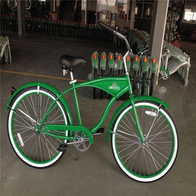26 Zoll Single Speed Beach Cruiser Bike für Erwachsene mit Metalltray