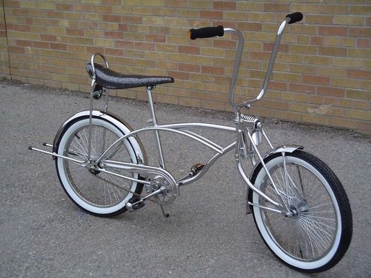 Low Rider Bike 20 Zoll Cruiser Bike mit Bananensitz und 13 kg Bruttogewicht