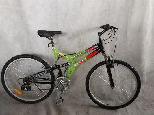 Stahlrahmen 18 Geschwindigkeit Abfahrt MTB-Radrad Voll Dual Suspension Mountain Bike 24 für OEM
