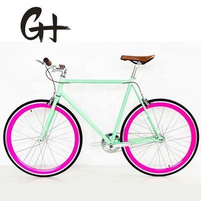700C US-amerikanische CE CPSC chinesische Fixie Gear Einzelgeschwindigkeitsrad Länge m 1,8 Stahlgabel