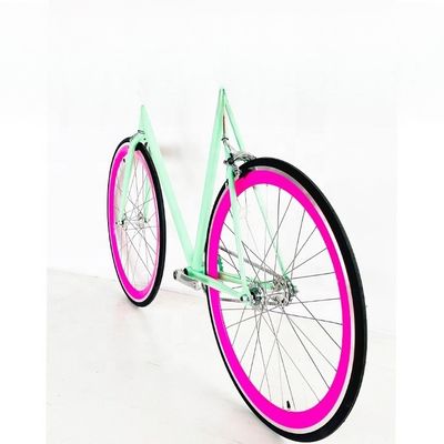 700C US-amerikanische CE CPSC chinesische Fixie Gear Einzelgeschwindigkeitsrad Länge m 1,8 Stahlgabel