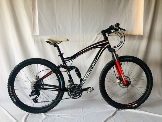 26&quot; OEM Customized USA CE Erwachsene Männer 24 Geschwindigkeiten Aluminium Full Suspension Mountain Bike