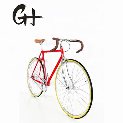 Cr-Mo Stahlrahmen Fixie Fahrrad mit klassischem Lugged Frame und 11KG Leichtbau