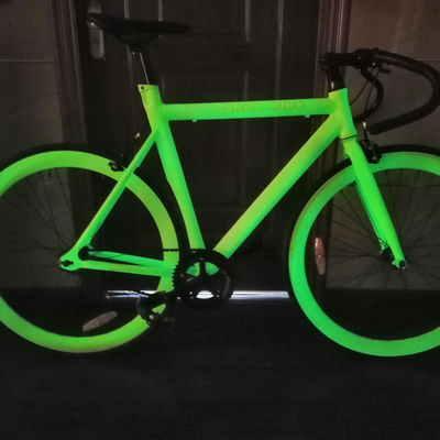 Auf der Straße 11KGS GHBIKE 700c Fixie Bike Noctilucence Fixed Gear Bike 11KGS 700c Auf der Straße