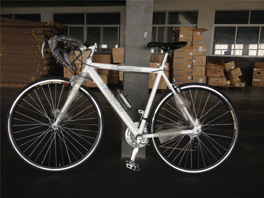 Aluminiumrahmen Festrahmen Fitness Rennrad für Männer Straßenrad 700c OEM Anpassung