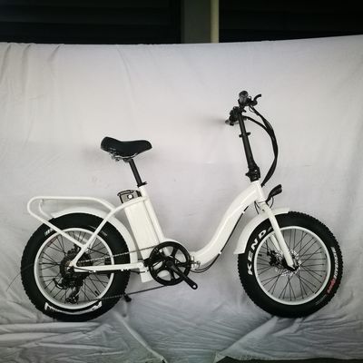 Hochgeschwindigkeit 48V 1000W Fettreifen 4.0 Schneereifen Elektro Klapprad mit Shimano 7 Geschwindigkeiten