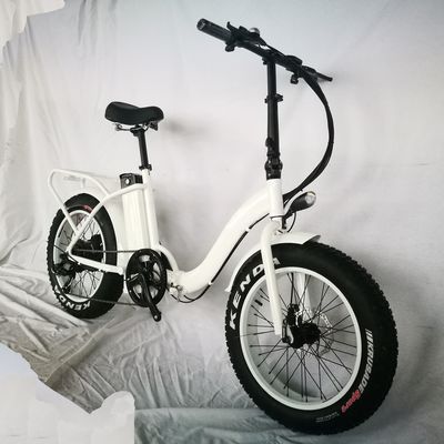 Hochgeschwindigkeit 48V 1000W Fettreifen 4.0 Schneereifen Elektro Klapprad mit Shimano 7 Geschwindigkeiten
