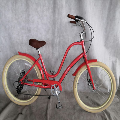 26 Zoll Custom Stretch Single Speed Fußbremse Beach Cruiser Bike mit gewöhnlichem Pedal