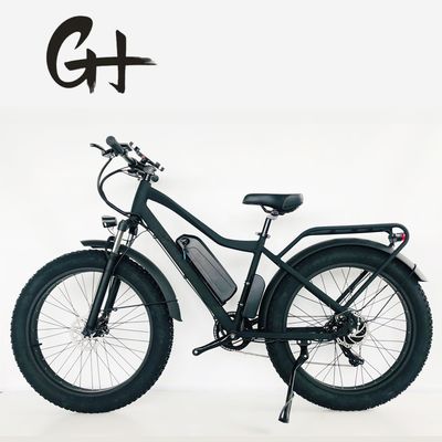 Scheibenbremse 750W 48V Lithiumbatterie Erwachsene E-Bike Fettreifen Elektrofahrrad 26 Zoll mit maximaler Geschwindigkeit von 30-50Km/h