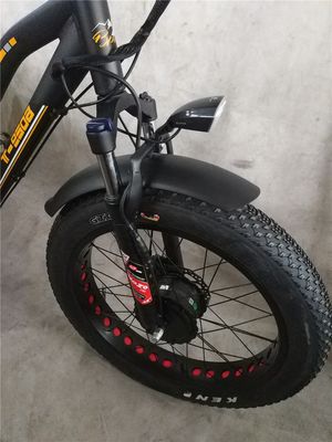 750W 48V 4,0&quot; Fettreifen 3 Räder E Trike Elektro-Ladenträger Bike Alloy Rim 6 Geschwindigkeit USA heiß