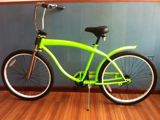 170 mm Kurbel Komfortable Sattel 26 Zoll Einzelschnellbahnbremse Männer Beach Cruiser Bike