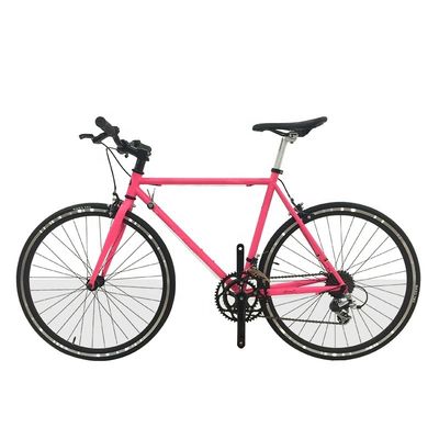 Aluminium-Ständer ohne Faden 700C Hi-Ten Stahlrahmen Sunrace 14S Geschwindigkeiten Erwachsener Road Bike