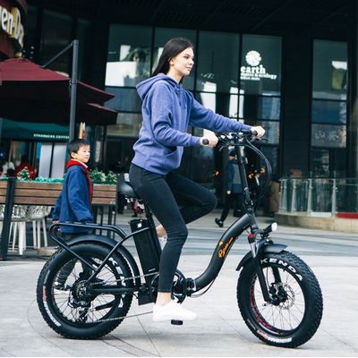 32 MPH 48V 1000W 13AH Aluminium-Fettreifen Elektrisch Schritt durch Klapp-EBike