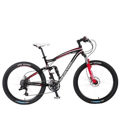 Voll-Aluminium-Fahrrad mit 24 Drehzahlen und hydraulischer Scheibenbremse