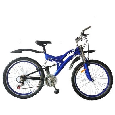 26&quot; Vollfederung Mountainbike für schwere Lasten Lastkapazität 120kg 21 Geschwindigkeiten